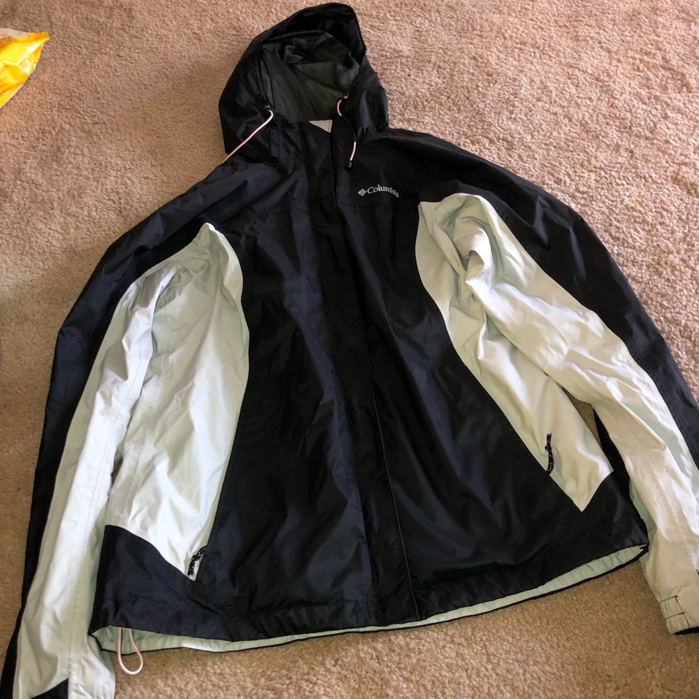 Columbia breast cancer rain jacket